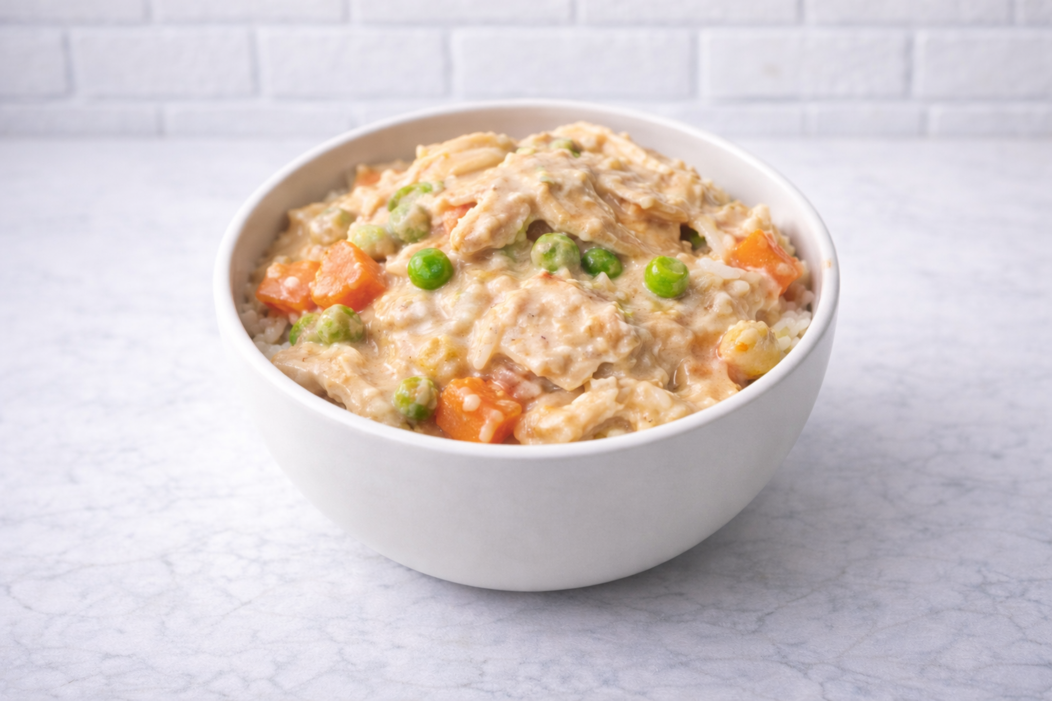 Crustless Chicken Pot Pie bowl
